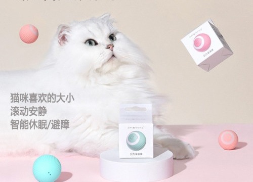 Smart Interactive Pet Toy Ball (USB Rechargeable) - Image 2