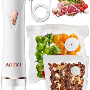 mini handheld vacuum sealer sealing food bag