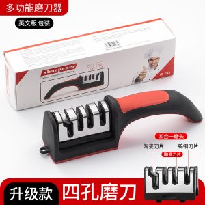 3-stage knife sharpener with suction base
